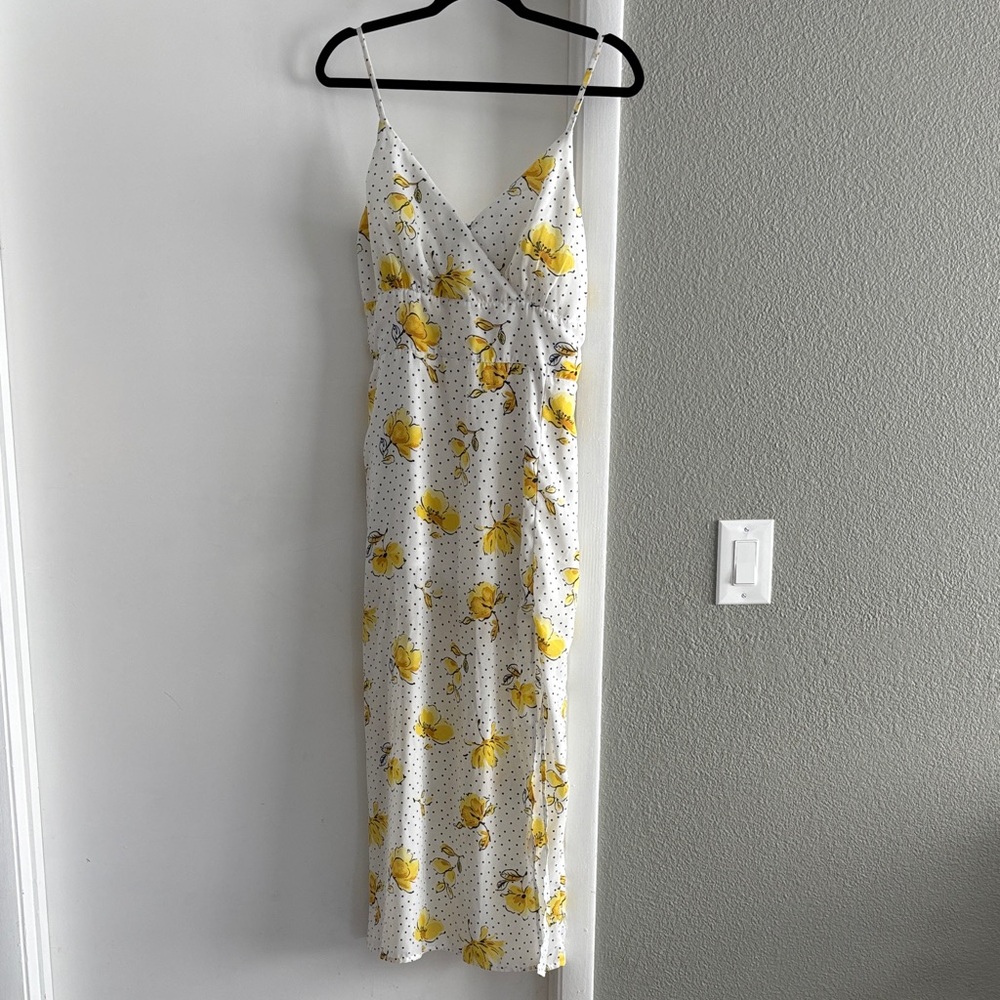 Abercrombie & Fitch Yellow Floral Dress